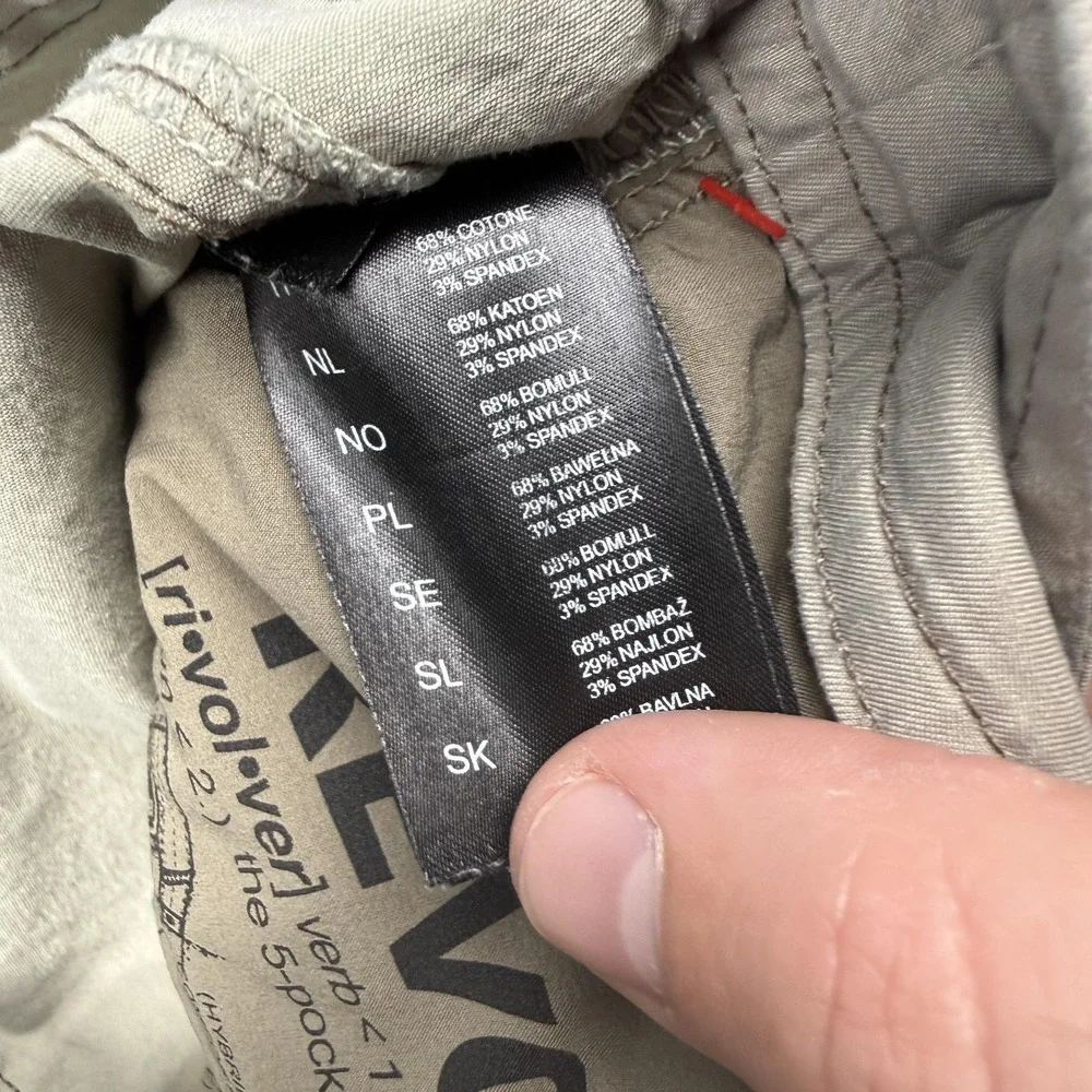 Kuhl Revolvr Cargo Pants Mens 38x32 Brown Stretch Outdoor Hiking Travel